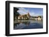 Mangala Kyaung (Wat Tamawtaya) on Naung Kham Lake, Kengtung, Shan State, Myanmar (Burma), Asia-Stuart Black-Framed Photographic Print