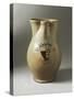 Manganese Decorated Jug with Coat of Arms Flanked by Letter S on Both Sides-null-Stretched Canvas