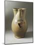 Manganese Decorated Jug with Coat of Arms Flanked by Letter S on Both Sides-null-Mounted Giclee Print