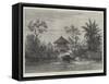 Manganja Village on the Shire, Africa-null-Framed Stretched Canvas