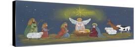 Manger Scene-Beverly Johnston-Stretched Canvas