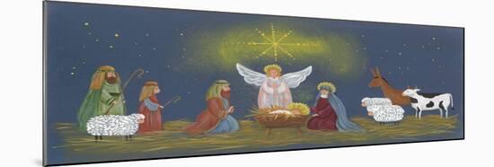 Manger Scene-Beverly Johnston-Mounted Giclee Print