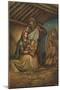 Manger Scene-Val Bochkov-Mounted Giclee Print