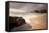 Mangerstadh Beach. Lewis, Western Isles, Scotland, April 2012-Peter Cairns-Framed Stretched Canvas