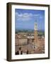 Mangia Tower and Buildings around the Piazza Del Campo in Siena, Tuscany, Italy-Lightfoot Jeremy-Framed Photographic Print