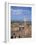 Mangia Tower and Buildings around the Piazza Del Campo in Siena, Tuscany, Italy-Lightfoot Jeremy-Framed Photographic Print