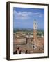 Mangia Tower and Buildings around the Piazza Del Campo in Siena, Tuscany, Italy-Lightfoot Jeremy-Framed Photographic Print