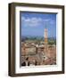 Mangia Tower and Buildings around the Piazza Del Campo in Siena, Tuscany, Italy-Lightfoot Jeremy-Framed Photographic Print