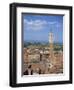 Mangia Tower and Buildings around the Piazza Del Campo in Siena, Tuscany, Italy-Lightfoot Jeremy-Framed Photographic Print