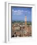 Mangia Tower and Buildings around the Piazza Del Campo in Siena, Tuscany, Italy-Lightfoot Jeremy-Framed Photographic Print