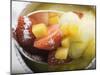 Mango Cream with Strawberries and Icing Sugar-Foodcollection-Mounted Photographic Print