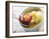 Mango Cream with Strawberries and Icing Sugar-Foodcollection-Framed Photographic Print