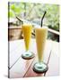 Mango Fruit Juice at Breakfast in a Cafe in Ubud, Bali, Indonesia, Southeast Asia, Asia-Matthew Williams-Ellis-Stretched Canvas