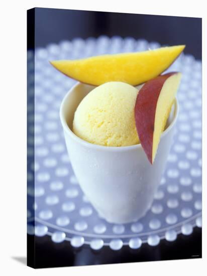 Mango & Lemon Ice Cream in a Tub-Jean Cazals-Stretched Canvas