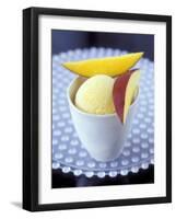 Mango & Lemon Ice Cream in a Tub-Jean Cazals-Framed Photographic Print