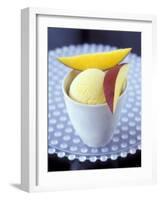 Mango & Lemon Ice Cream in a Tub-Jean Cazals-Framed Photographic Print