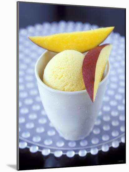 Mango & Lemon Ice Cream in a Tub-Jean Cazals-Mounted Photographic Print