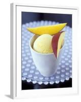 Mango & Lemon Ice Cream in a Tub-Jean Cazals-Framed Photographic Print