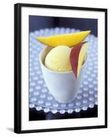 Mango & Lemon Ice Cream in a Tub-Jean Cazals-Framed Photographic Print