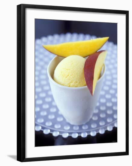 Mango & Lemon Ice Cream in a Tub-Jean Cazals-Framed Photographic Print