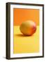 Mango on Coloured Background-Kr?ger and Gross-Framed Photographic Print