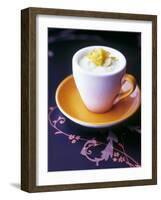 Mango Sorbet in Frozen Cup-Maja Smend-Framed Photographic Print