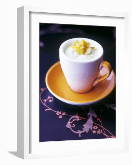 Mango Sorbet in Frozen Cup-Maja Smend-Framed Photographic Print