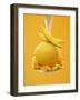 Mango Sorbet with Fresh Fruit on a Spoon-Marc O^ Finley-Framed Photographic Print