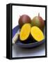 Mangos, One Cut Open-William Lingwood-Framed Stretched Canvas