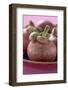 Mangosteens in Bowl (Detail)-Foodcollection-Framed Photographic Print