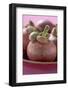 Mangosteens in Bowl (Detail)-Foodcollection-Framed Photographic Print
