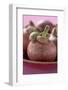 Mangosteens in Bowl (Detail)-Foodcollection-Framed Photographic Print