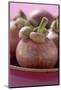 Mangosteens in Bowl (Detail)-Foodcollection-Mounted Photographic Print