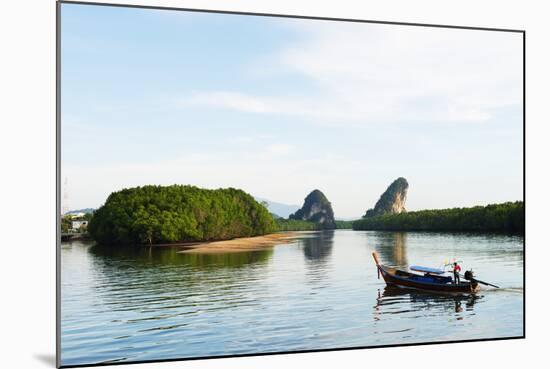 Mangrove Forest on Krabi Estuary, Krabi, Thailand, Southeast Asia, Asia-Christian Kober-Mounted Photographic Print