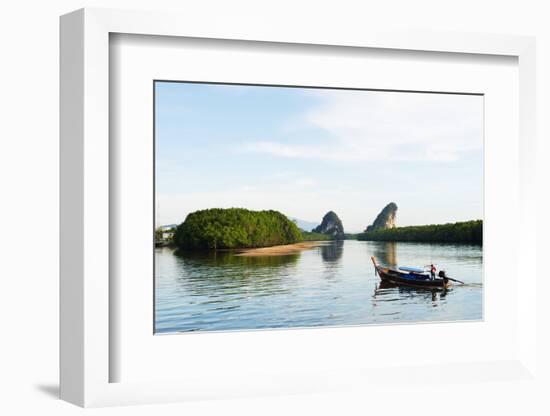 Mangrove Forest on Krabi Estuary, Krabi, Thailand, Southeast Asia, Asia-Christian Kober-Framed Photographic Print