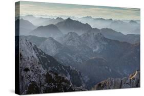 Mangrt Pass, Slovenia..-David Baker-Stretched Canvas