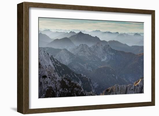 Mangrt Pass, Slovenia..-David Baker-Framed Photographic Print