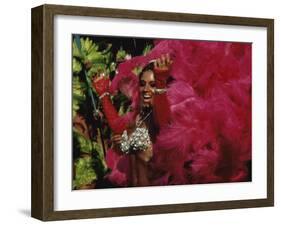 Mangulera Samba Dancer, Rio Carnaval Rio de Janiero, Brazil-null-Framed Photographic Print