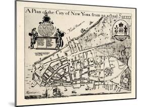 Manhattan 1728-null-Mounted Giclee Print