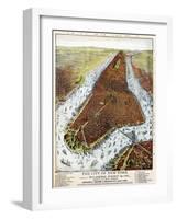 Manhattan 1879-Vintage Lavoie-Framed Giclee Print