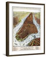 Manhattan 1879-Vintage Lavoie-Framed Giclee Print