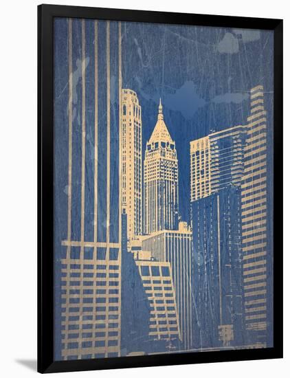 Manhattan 1-NaxArt-Framed Art Print