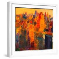 Manhattan, 2011-Peter Graham-Framed Giclee Print