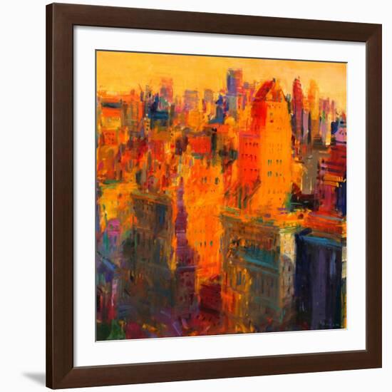 Manhattan, 2011-Peter Graham-Framed Giclee Print