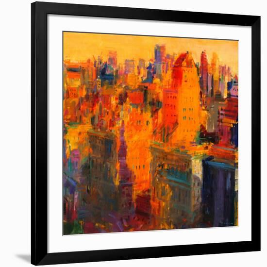 Manhattan, 2011-Peter Graham-Framed Giclee Print