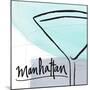 Manhattan Abstract-Lanie Loreth-Mounted Art Print