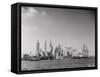 Manhattan across River-Philip Gendreau-Framed Stretched Canvas