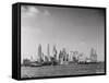 Manhattan across River-Philip Gendreau-Framed Stretched Canvas