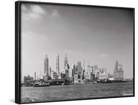 Manhattan across River-Philip Gendreau-Framed Photographic Print