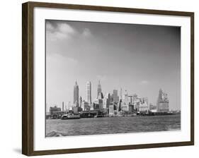 Manhattan across River-Philip Gendreau-Framed Photographic Print